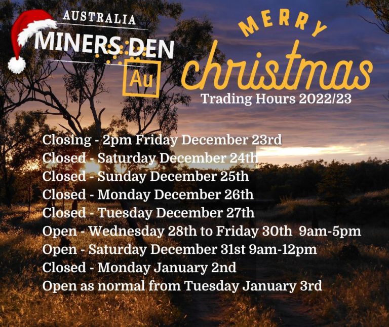 Contact Miners Den Adelaide Metal Detector Super Store